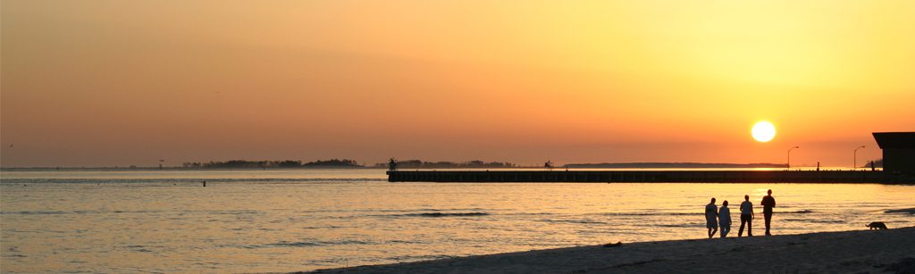 Sunset at the beach