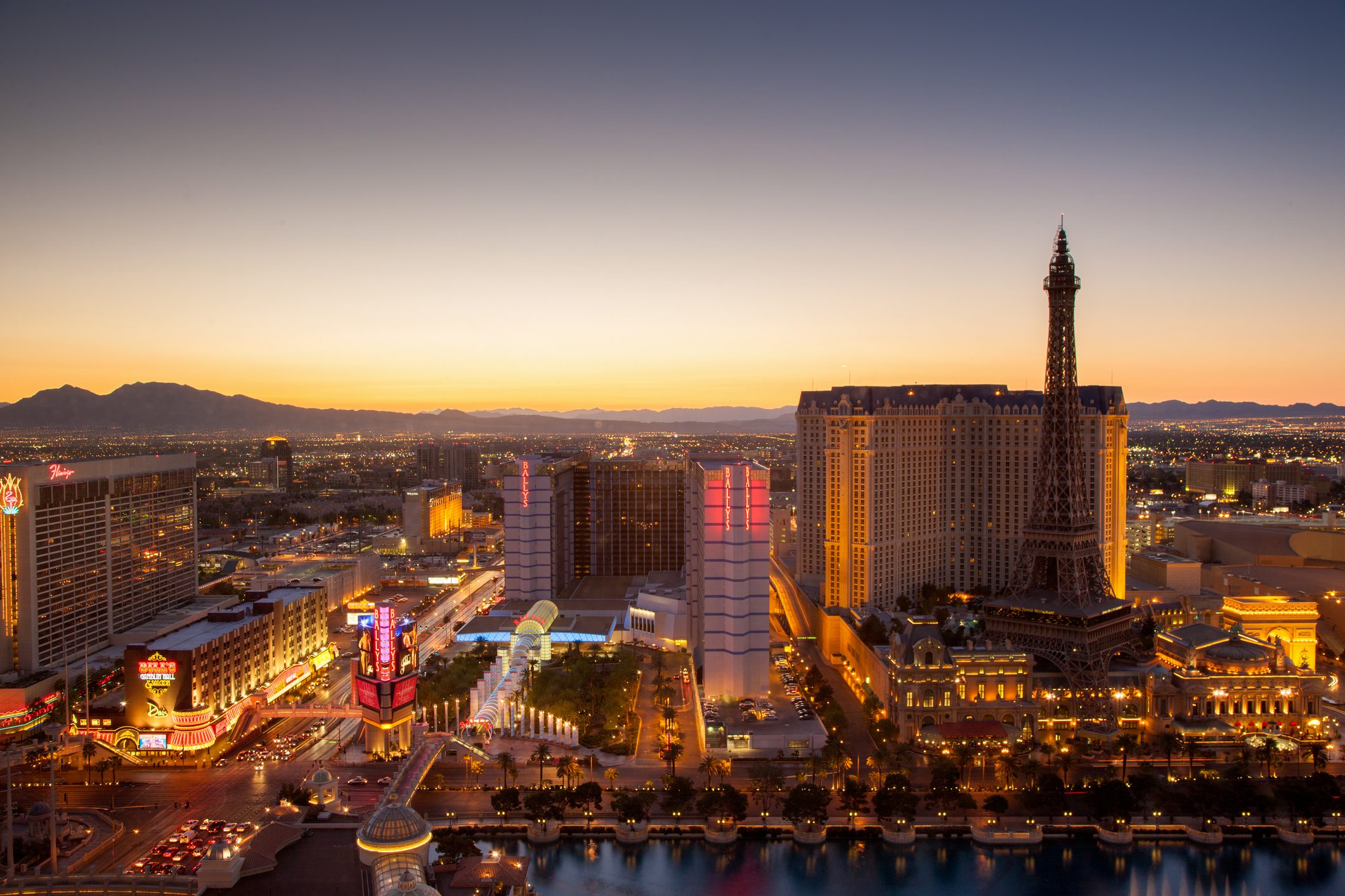 Las Vegas City Sunset